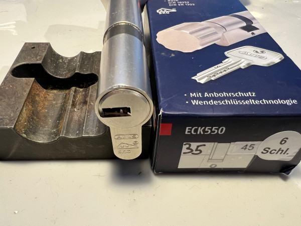 ABUS ECK550 Z35/K45mm mit 6 Schlüssel, #SALE 673