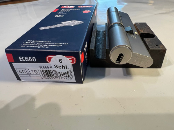 ABUS EC660 40/70mm mit 6 Schlüssel, #SALE 400