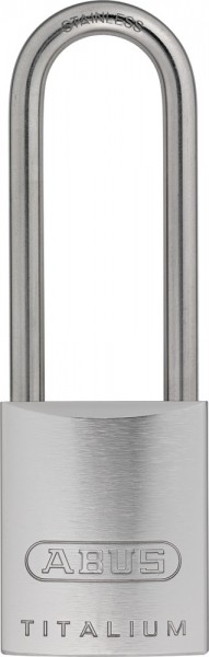 ABUS Vorhangschloss 86TIIB45HB80 TITALIUM™ ohne Zylinder mit INOX Bügel