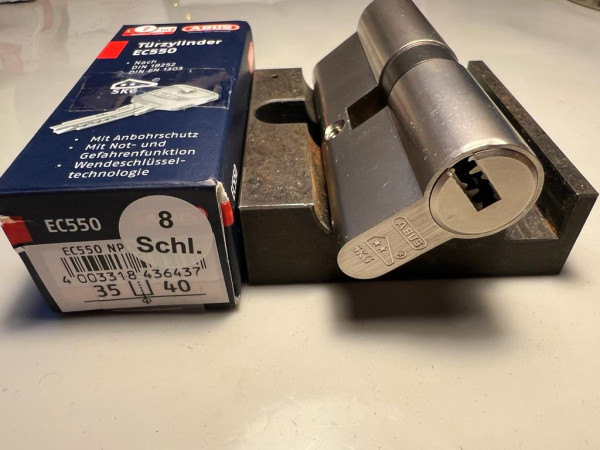 ABUS EC550 35/40mm mit 8 Schlüssel, #SALE 683