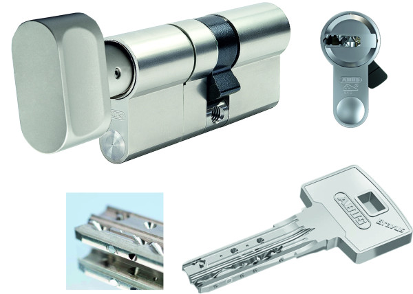 ABUS Bravus 3500 MX Magnet Knaufzylinder Form O SKG***