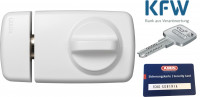 ABUS 7010 (EK) mit EC660 Zylinder Tür-Zusatzschloss, mit Sicherungskarte KFW förderbar