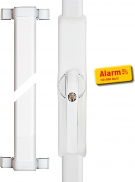 ABUS FSA3550W-Terrassen-Türschlossantrieb mit Stangenverriegelung weiß