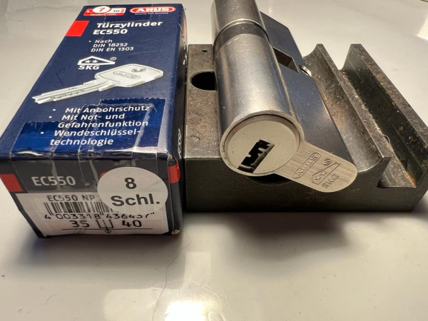 ABUS EC550 35/40mm mit 8 Schlüssel, #SALE 684
