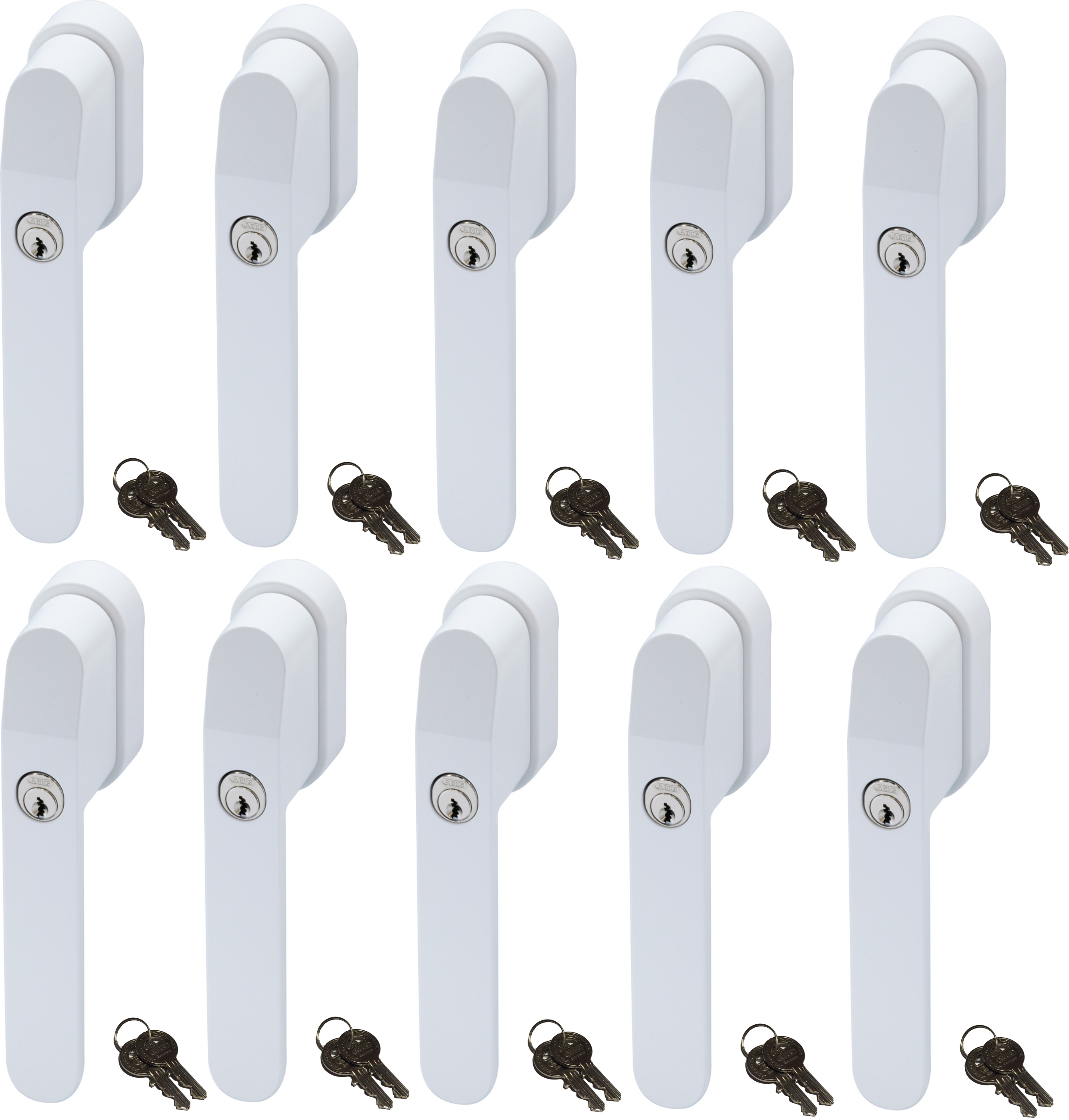 Mannesmann Sicherheits-Fenstergriffe 4er Set - Abschließbar In Kippposition