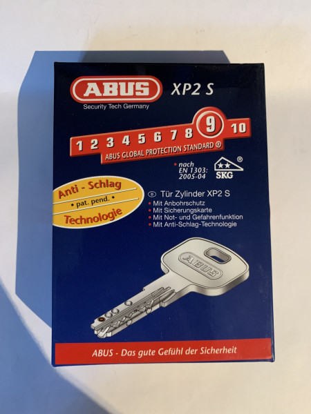 ABUS XP2S 30/55mm mit 8 Schlüssel, Einzelschließend #SALE 47