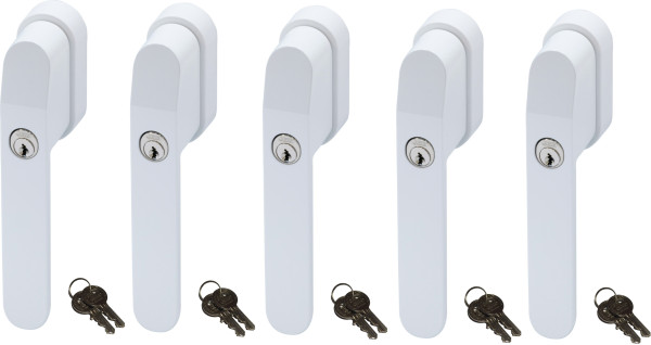 ABUS FG400 Abschliessbarer Fenstergriff 5er Set