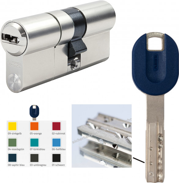 ABUS Bravus 3500 MX Magnet Doppelzylinder SKG*** Pro Cap