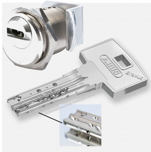 ABUS Bravus 3500 MX Magnet Hebelzylinder für Briefkästen D=24mm