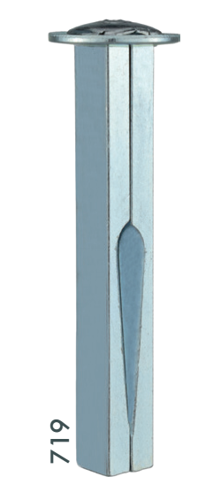 Spaltwechselstift verzinkt 8 x 60 mm mit Kopfscheibe