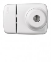 ABUS Tür-Zusatzschloss 7525 extra schmal mit V14 5 Zylinder (außen und innen)