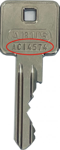 ABUS A93 Nachschlüssel nach Code AC....