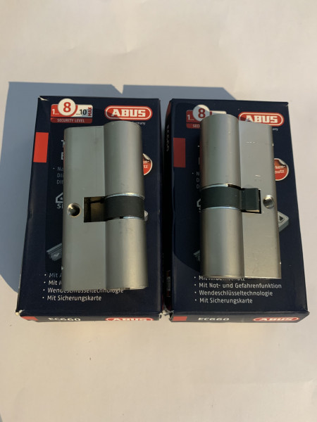 ABUS EC660 30/35mm + 30/35 gleichschliessend mit 6 Schlüssel, #SALE 267