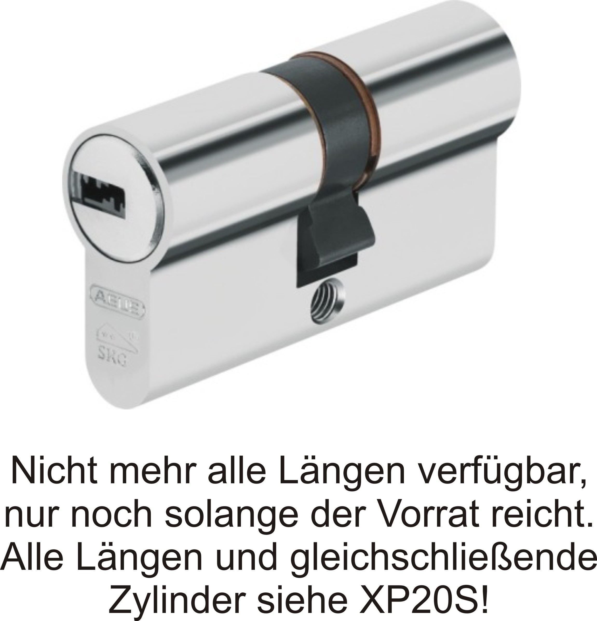 Individual ABUS Bravus1000 Sicherheits-Schließzylinder Doppelzylinder 30//40mm