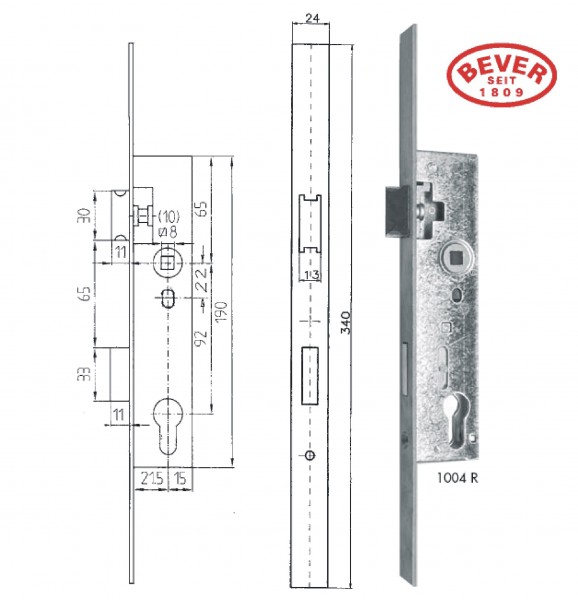 BEVER 1004R mit Reparaturstulpe