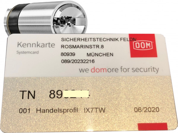 DOM Twido Halbzylinder nach STF Code TN 89