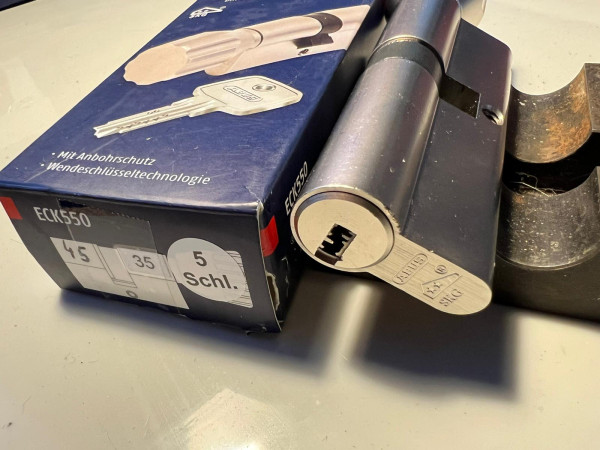 ABUS ECK550 Z45/K35mm mit 5 Schlüssel, #SALE 592