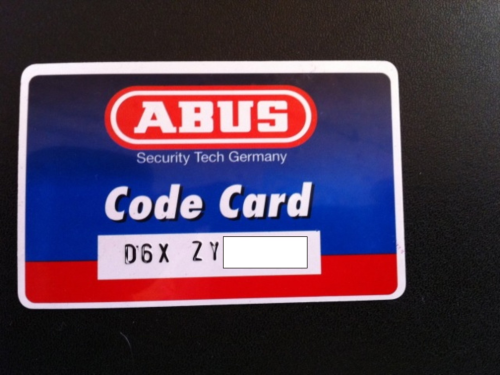 ABUS D6X Halbzylinder nach Code ZY hergestellt