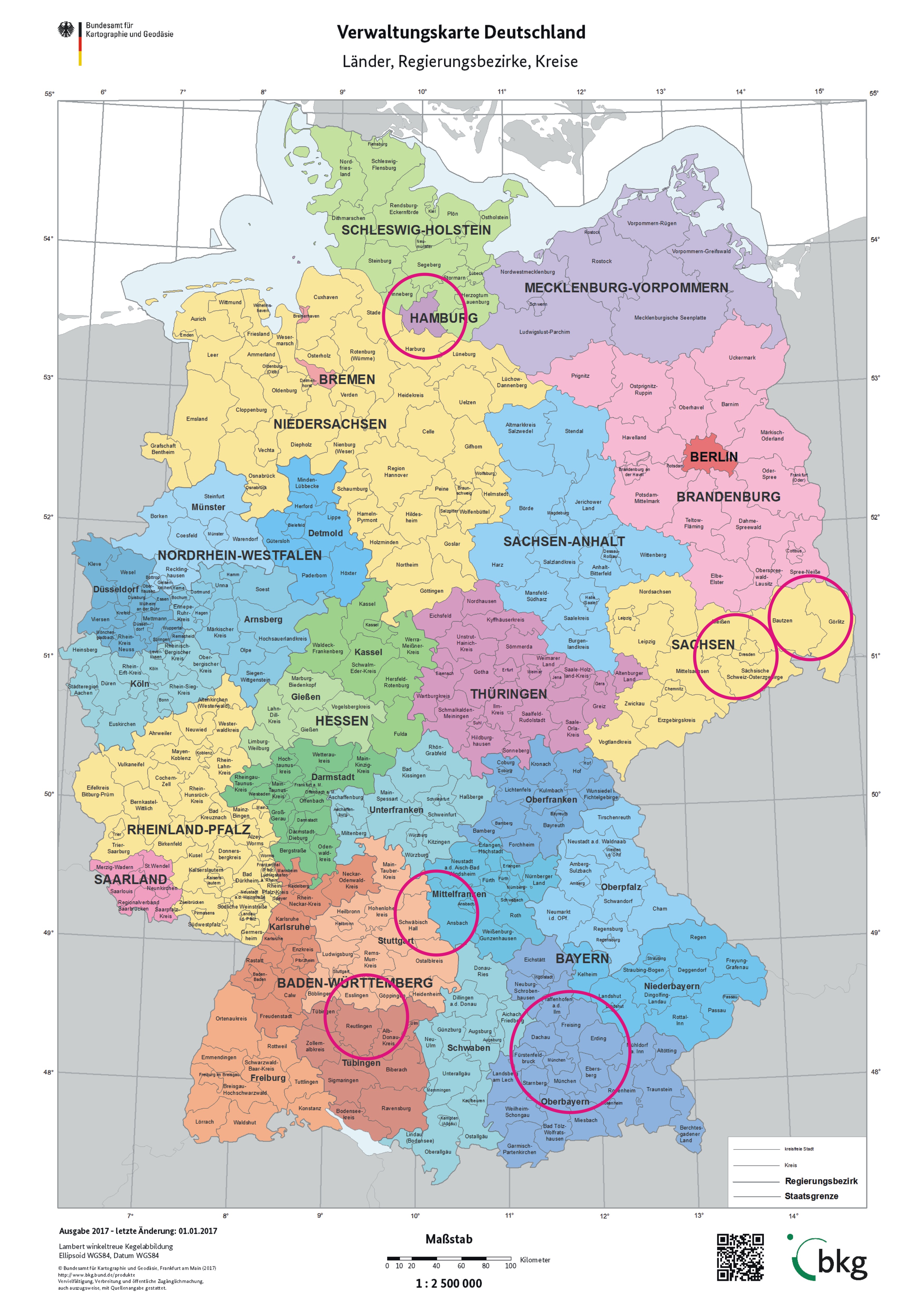 Landkarte-Vertriebspartner-Gebiete