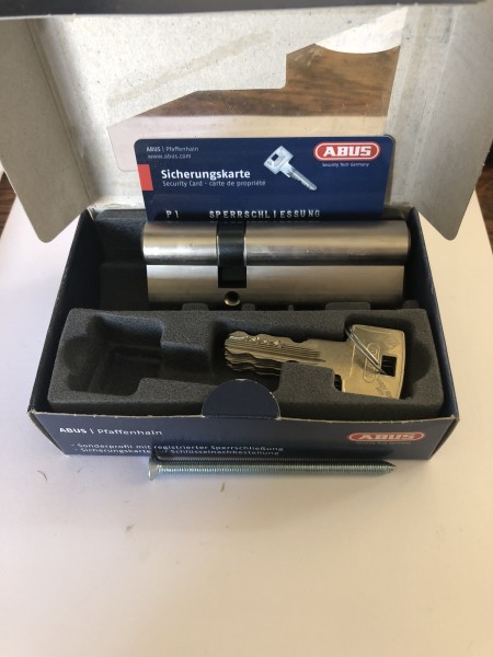 ABUS WavyLine Pro Doppelzylinder 30/60mm mit 3 Schlüssel SALE