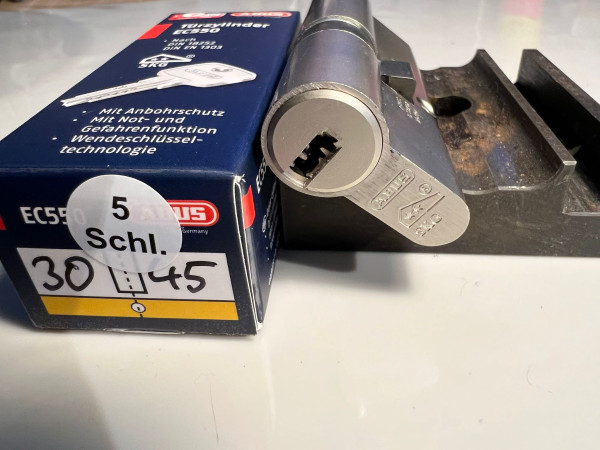 ABUS EC550 30/45mm mit 5 Schlüssel, #SALE 548