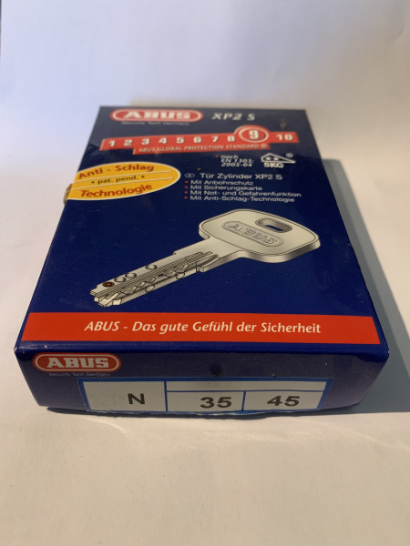ABUS XP2S 35/45mm mit 5 Schlüssel, Einzelschließend #SALE 10