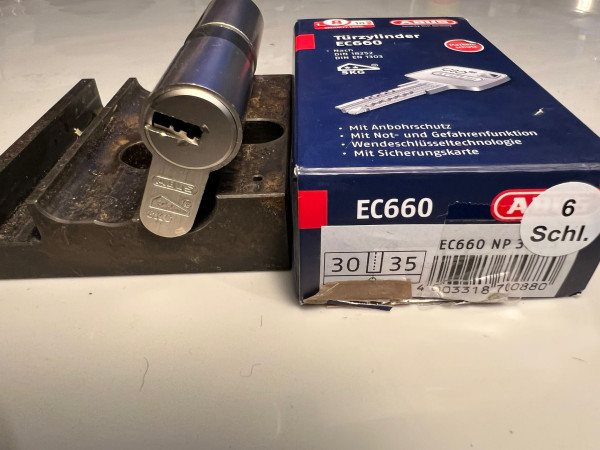 ABUS EC660 30/35mm mit 6 Schlüssel, #SALE 572
