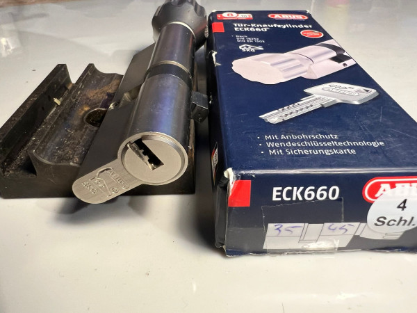 ABUS ECK660 Z35/K45mm mit 4 Schlüssel, #SALE 575