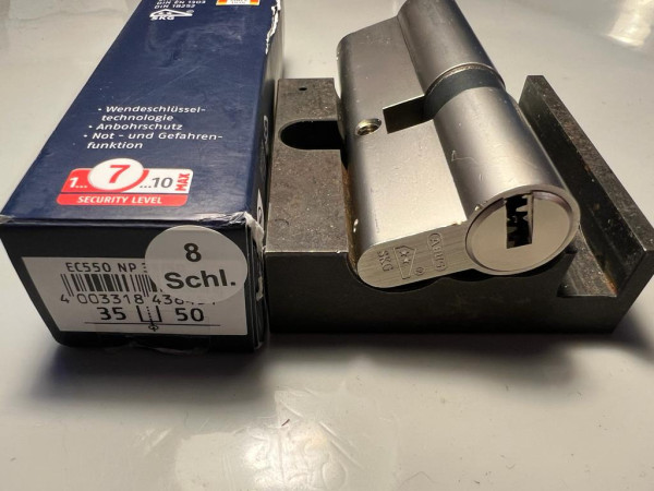 ABUS EC550 35/50mm mit 8 Schlüssel, #SALE 685