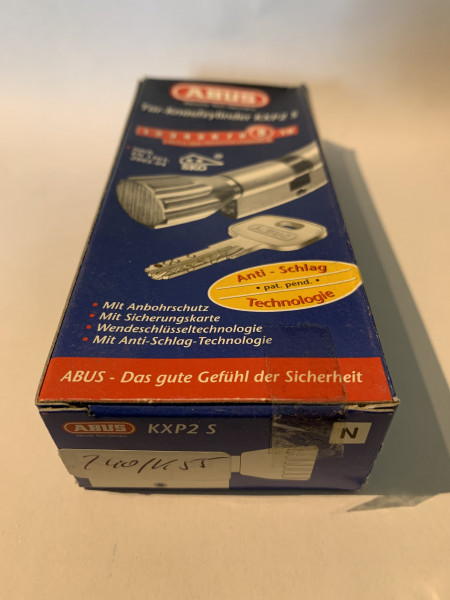 ABUS KXP2S Z40/K55mm mit 3 Schlüssel, Einzelschließend #SALE 28