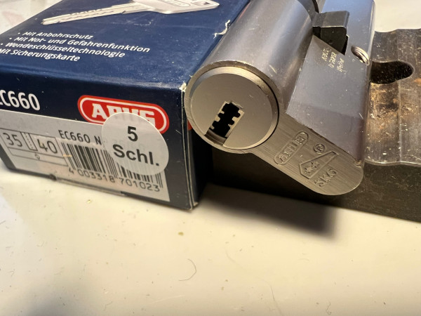 ABUS EC660 35/40mm mit 5 Schlüssel, #SALE 677