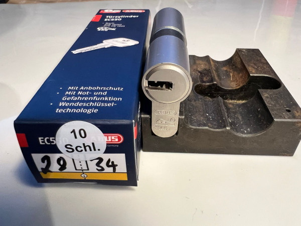 ABUS EC550 28/34mm mit 10 Schlüssel, #SALE 544