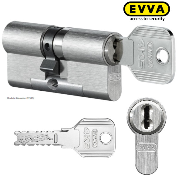 EVVA 4KS Doppelzylinder nach STF Code 122DW