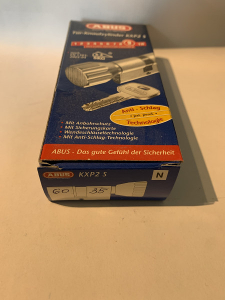 ABUS KXP2S Z60/K35mm mit 3 Schlüssel, Einzelschließend #SALE 36