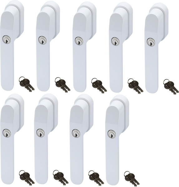 ABUS FG400 Abschliessbarer Fenstergriff 9er Set