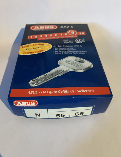 ABUS XP2S 55/65mm mit 3 Schlüssel, Einzelschließend #SALE 64