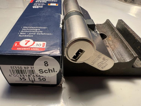 ABUS EC550 35/50mm mit 8 Schlüssel, #SALE 686
