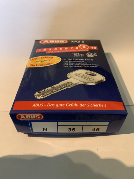 ABUS XP2S 35/45mm mit 6 Schlüssel B-Ware, Einzelschließend #SALE 48